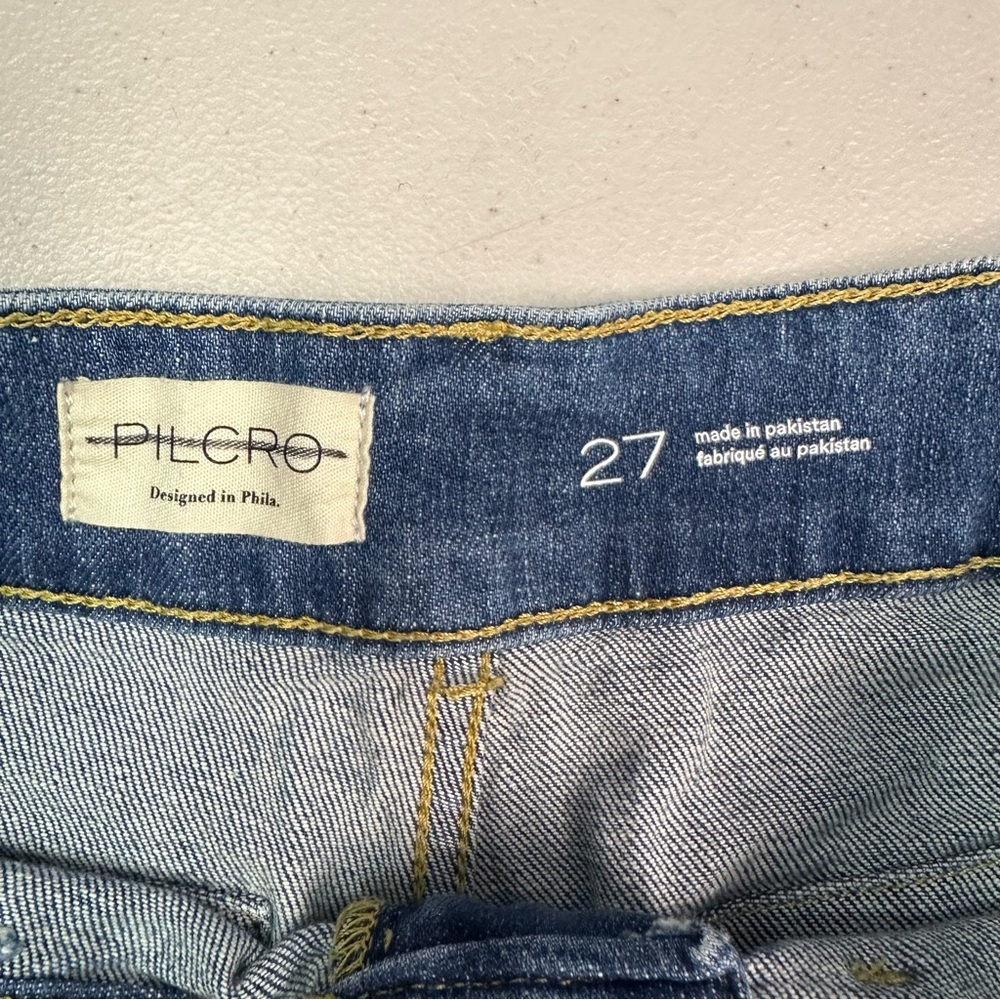 Pilcro Blue Denim Jeans - Picture 3 of 6